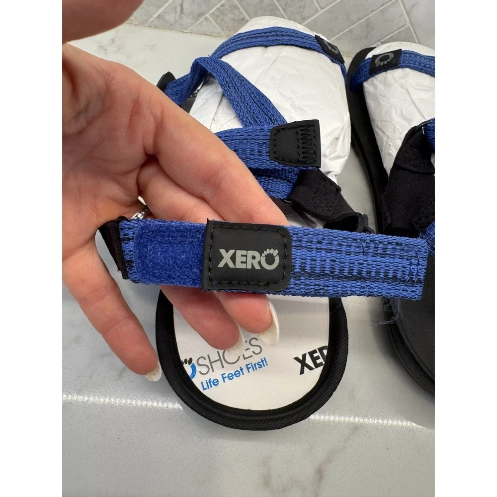 Xero Shoes Z Trail EV Sandals Mens 8 Sodalite Blue Barefoot Minimalist Hiking